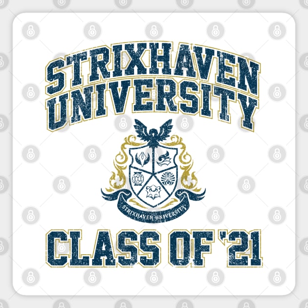 Strixhaven University Class of 21 (Variant) Magnet by huckblade